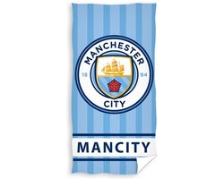 Manchester City Strandlaken - 70x140 cm - Blauw