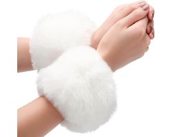 Manchet pols voor vrouwen - Trendy polsboeien van nepbont - Zacht en warm - Stijlvol accessoire - Vrouwelijke polswarmers