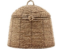 Mand met deksel, Rama, Natuur (25 centimeter x 20 centimeter x 19 centimeter)