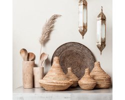 Mand Tajine Small | Noa May | Handgemaakt van zeegras in Marrakech