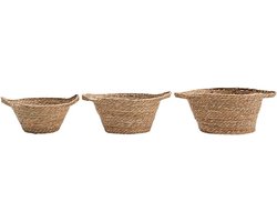 Manden Jat naturel - set van 3