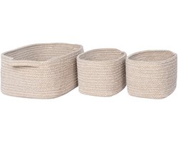 Mandenset Teixo | Katoen / Beige - House Nordic - Manden - Beige - Katoen