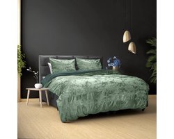 Manilla - Dekbedovertrek - Velvet - 200x200cm - Lichtblauw