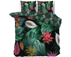 Manilla - Dekbedovertrek - Velvet - 240x200cm - Midnight Jungle