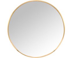 Mano Collection - Mone - Goud 50x50 cm Spiegel over de hele lengte - Moderne wandspiegel voor de woonkamer - Toiletspiegel - badkamerspiegel - make-upspiegel