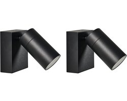 MANOR - Wandlamp voor buiten - Zwart - Aluminium