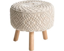 MANZAI - Voetenbank - Beige - 40 x cm - Katoen