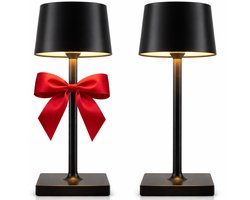 Maomi™ - 2 Stuks Bureau Led Lamp 39CM - LED - Dimbaar - 3 Kleuren - Draadloos - USB-C - Led lamp - Tafellamp - Bureaulamp - tafellamp slaapkamer - woonkamer - Lamp