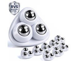 Maomi™ 8 stuks kleine Meubelwielen - Robuust - zelfklevende meubelrollen - meubelwielen - Zwenkwielen - Meubel Wielen Kast - Meubels en Beweegbare Voorwerpen - mini-kogelwielen - Kogelwielen Voor Meubels - Verhuizen