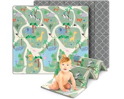 MAPALOU Speelmat voor Baby & Kinderen - Opvouwbaar, waterdicht & schadestofvrij