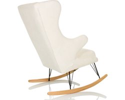 MAPOON | Schommelstoel - Lounge stoel Wit