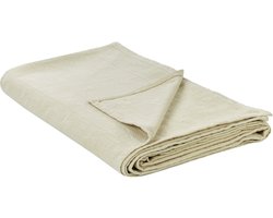 MARAKA - Bedsprei - Lichtbeige - 200 x 220 cm - Katoen