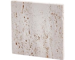 Marble Rock Display Base - Rock Display Base Case met Gat - Natuurlijke Steen Decoratieve Displayplaat - Pedestals - Fotografie Prop Accessoires voor Sieraden - Cosmetica - 10 x 10cm