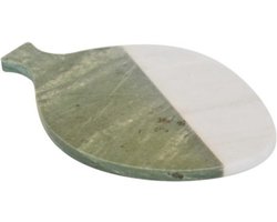 Marble/Marmer Tray/Dienblad Plank - Marble Serveerplank Wit/Groen White/Green- Woonaccessoires- Keukenaccessoires- 100% Authentic (30x19.5x2cm)