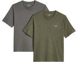 Marc O Polo DENIM T-shirt T-Shirt Logo Print Double Pack Set van 2