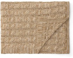 MARC O'POLO Ainaa Plaid Oak beige - 150x200 cm