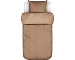 MARC O'POLO Camo Dekbedovertrek Toffee Brown - Tweepersoons – 200x200/220 cm