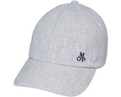 Marc O'Polo cap Woven Cap Dark Blue Multi 1 Lichtgrijs