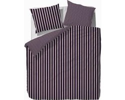 Marc O'Polo Classic Stripe Dekbedovertrek - Lits-jumeaux - 240x200/220 cm - Plum