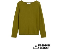 marc o'polo - Dames pull - Maat M - Vrouwen - Khaki - scheerwol