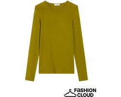 marc o'polo - Dames t-shirt - Maat L - Vrouwen - Khaki - Modal