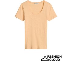 marc o'polo - Dames t-shirt - Maat M - Vrouwen - MARINE - katoen