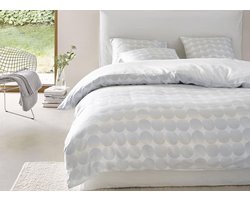 Marc O’Polo dekbedovertrek Ela grey - extra kussensloop (60x70 cm)
