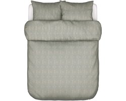 Marc O'Polo Dekbedovertrek Janne Oak Beige - 200x200/220 cm - 100% biologisch katoensatijn - incl.