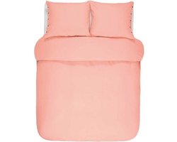 Marc O'Polo Dekbedovertrek Washed Linen - 240x200/220 cm - Soft Coral