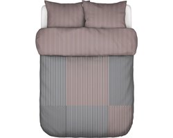 MARC O'POLO Ellan Dekbedovertrek Crimson Brown - Tweepersoons – 200x200/220 cm