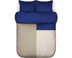MARC O'POLO Ewon Dekbedovertrek Cool Cobalt - Tweepersoons – 200x200/220 cm