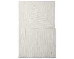 MARC O'POLO Fine Stripe Plaid Antraciet - 150x200 cm