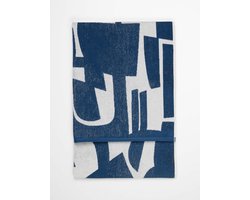 Marc O'Polo Geo Strandlaken Murphy marine - 100x180 cm