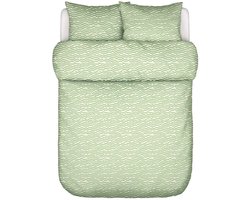 Marc O'Polo Harpa Dekbedovertrek Fern green - Tweepersoons – 200x200/220 cm