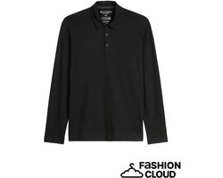 marc o'polo - Heren polo - Maat M - Mannen - ZWART - katoen