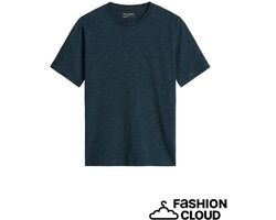 marc o'polo - Heren t-shirt - Maat L - Mannen - MARINE - katoen