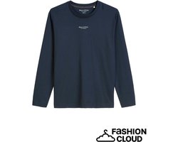 marc o'polo - Heren t-shirt - Maat S - Mannen - MARINE - katoen