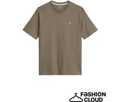 marc o'polo - Heren t-shirt - Maat XL - Mannen - Bruin - katoen