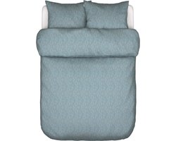 MARC O'POLO Janne Dekbedovertrek Stormy blue - Tweepersoons – 200x200/220 cm