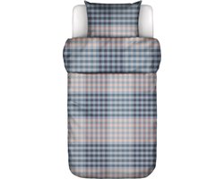MARC O'POLO Klaudi Dekbedovertrek Powder blue - Eenpersoons – 140x200/220 cm
