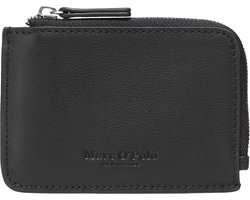 Marc O'Polo Leren Portemonnee Tuure Zip Wallet Black Zwart