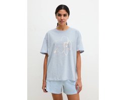 MARC O’POLO Lounge T-shirt in vriendjesstijl blauw medium