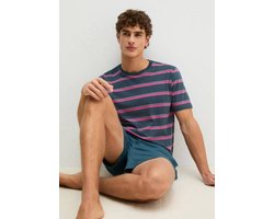 MARC O'POLO Lounge T-shirt orionblauwe streep ( large)