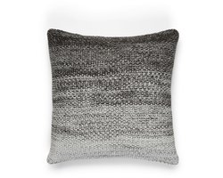 MARC O'POLO Nordic Knit Melange Sierkussen Antraciet - 50x50 cm