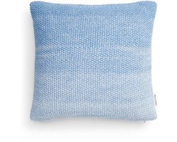 MARC O'POLO Nordic Knit Melange Sierkussen Denim blue - 50x50 cm