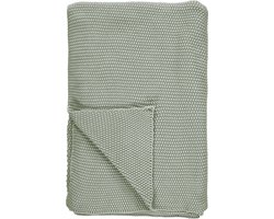 MARC O'POLO Nordic Knit Plaid Garden Green - 130x170 cm