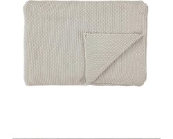 Marc O'Polo Nordic Knit Plaid Oatmeal - 130x170 cm
