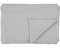 MARC O'POLO Nordic Knit Plaid Zilver - 130x170 cm