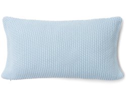 Marc O'Polo Nordic Knit Sierkussen Calm blue - 30x60 cm