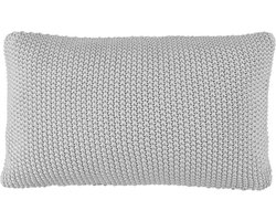 MARC O'POLO Nordic Knit Sierkussen Zilver - 30x60 cm